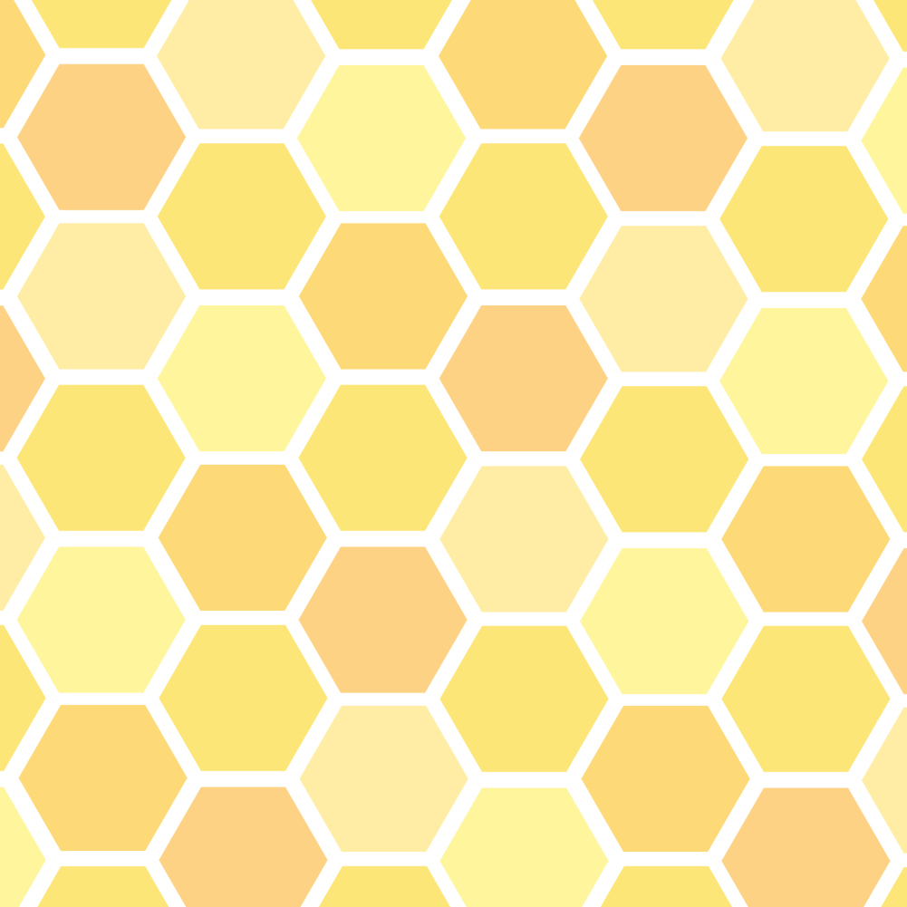 Yellow Honeycomb Pattern Premium Roll Gift Wrap Wrapping Paper