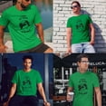thumbnail image 3 of Greenyef Graphics I Paused My Game to Be Here Gamer Gift Funny Tee Men's T-Shirt Style-43 (Antique Irish & Black, Large), 3 of 6