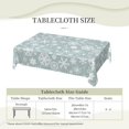 thumbnail image 6 of Christmas Snowflakes Tablecloth Rectangle, New Year Table Cloth Xmas Washable Table Cover for Holiday/Picnic/Dining/Party Decoration, 60 X 84 Inch, 6 of 6