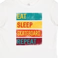 thumbnail image 4 of Inktastic Skateboarding Eat Sleep Skateboard Repeat Boys or Girls Baby T-Shirt, 4 of 5