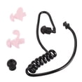thumbnail image 4 of Auricular Tubo acústico Tubo de bobina acústica de repuesto ergonómico con auriculares para auriculares de radio bidireccional Motorola Auriculares rosados, 4 of 8