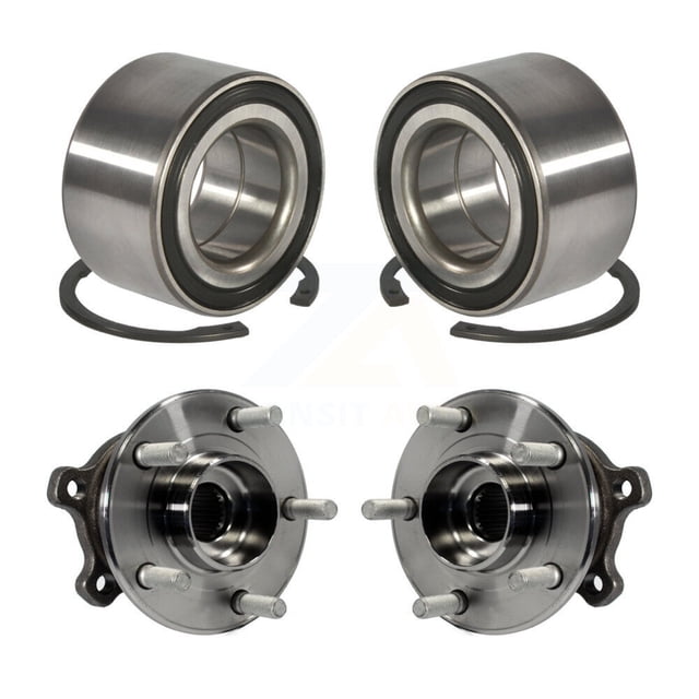 Kugel Front Rear Wheel Bearing and Hub Assembly Kit for Car Ford Escape Lincoln MKC - Left Right Side (Driver Passenger) K70-101678