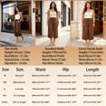 thumbnail image 3 of Gtoiithly Women's Casual High-Waisted Loose-Fit Jeans | Stylish Tencel Denim Capris with Pockets and Drawstring Waist BU2 L, 3 of 6