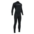 thumbnail image 3 of Yucurem Men's One-Piece Wetsuits - Breathable Diving Surfing Clothes - Sunscreen Surfing Swimsuit (Black XXXL), 3 of 10