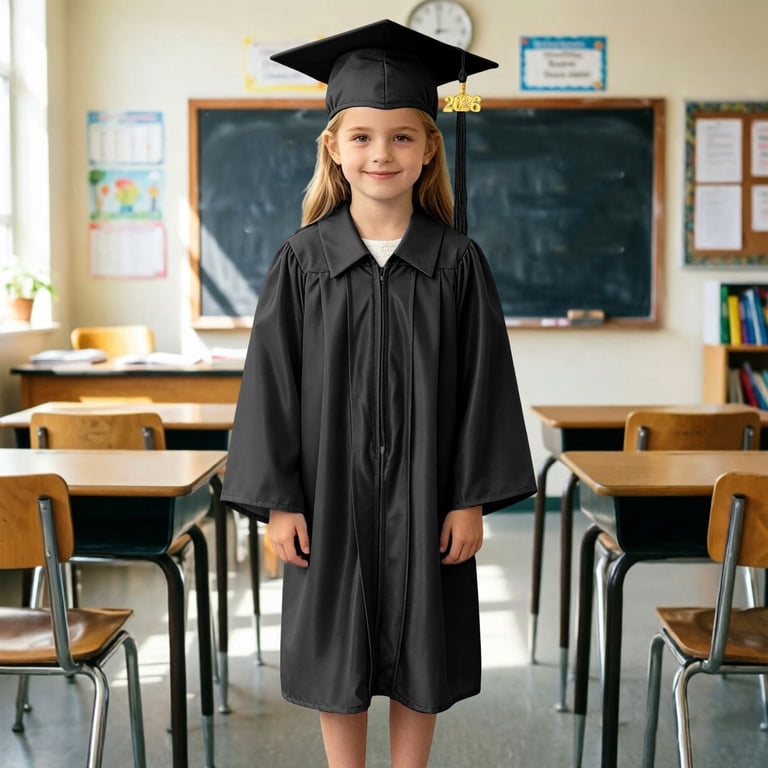 pre k graduation dress Mkhsqhdg Preschool Cap and Gown Preschool Kindergarten Graduation Gown Cap Set with Tassel and Graduation Sash for Child Size Graduation Im happy to help make your graduates outfit extra special! Kindergarten Graduation Dress Preschool Graduation