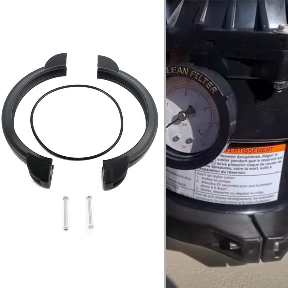 Pool Accessories 11380 Sand Filter Pump Clamp With O-Ring And Screw ForPool 12 And 14 Inch B2972