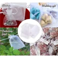 thumbnail image 5 of Bolsa de regalo de Organza 20-100 para joyería, bolsas blancas con cordón para boda, bolsas de regalo de dulces de Navidad, bolsa de Organza para embalaje de joyería, 5 of 5