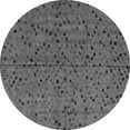 thumbnail image 1 of Ahgly Company Indoor Round Abstract Gray Modern Area Rugs, 4' Round, 1 of 4