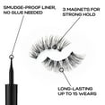 thumbnail image 4 of Eylure London PRO Magnetic Eyeliner & Eye Lash System - Fluttery Light No. 007, 4 of 8