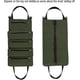 thumbnail image 2 of Bolsa organizadora enrollable para herramientas, bolsa de lona resistente para guardar herramientas con 5 bolsillos con cremallera para llaves, dados, destornilladores y otras herramientas., 2 of 4