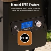 Z GRILLS Grill Elite ZPG-550B4 549 sq.in Wood Pellet Grill & Smoker, Latest PID 3.0 Controller, 2 Meat Probes, Auto Temperature Control, 8 in 1 BBQ- Bronze