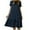 Navy, variant on Women Summer Tshirt Dress Women's Drop Waist Dress Loose Relaxed Fit Midi Dress Short Sleeve Comfortable Solid Loungewear Crew Round Neck Shift Dress