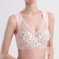 thumbnail image 4 of Guluxicc Womens Seamless Bras Wireless Bra No Underwire Comfort Push Up Bralette, Pink, S, 4 of 6