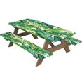 thumbnail image 1 of LSLJS Picnics Table Cover with Beachss Cover Three-piece Set Elastic Suit Tablecloth Camping Table Seat Cloth Outdoor Watertight Tablecloth Cover Outdoor Scenes Decorations Home Essentials, 1 of 1