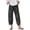 Army Green, variant on AOOCHASLIY Women Fall Pants Women's Fashion Casual Linen Printed Striped Cropped Trousers Splicing Straight Leg Pants Pencil Pants