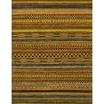 thumbnail image 1 of Ahgly Company Indoor Rectangle Abstract Red Brown Oriental Area Rugs, 7' x 9', 1 of 6