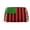 Silver, variant on Waterproof PU Leather Toiletry Cosmetic Bag Red Black Green African America Flag Portable Travel Makeup Organizer Bag for Women Silver