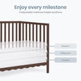 thumbnail image 5 of Dream On Me Synergy Wave 5-in-1 Convertible Crib, Walnut, 5 of 9