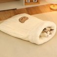 thumbnail image 3 of Cozy Cat Sleeping Bag for Indoor Cats - Soft Self-Warming Sack and Calming Tunnel Bed for Winter Comfort, 3 of 8
