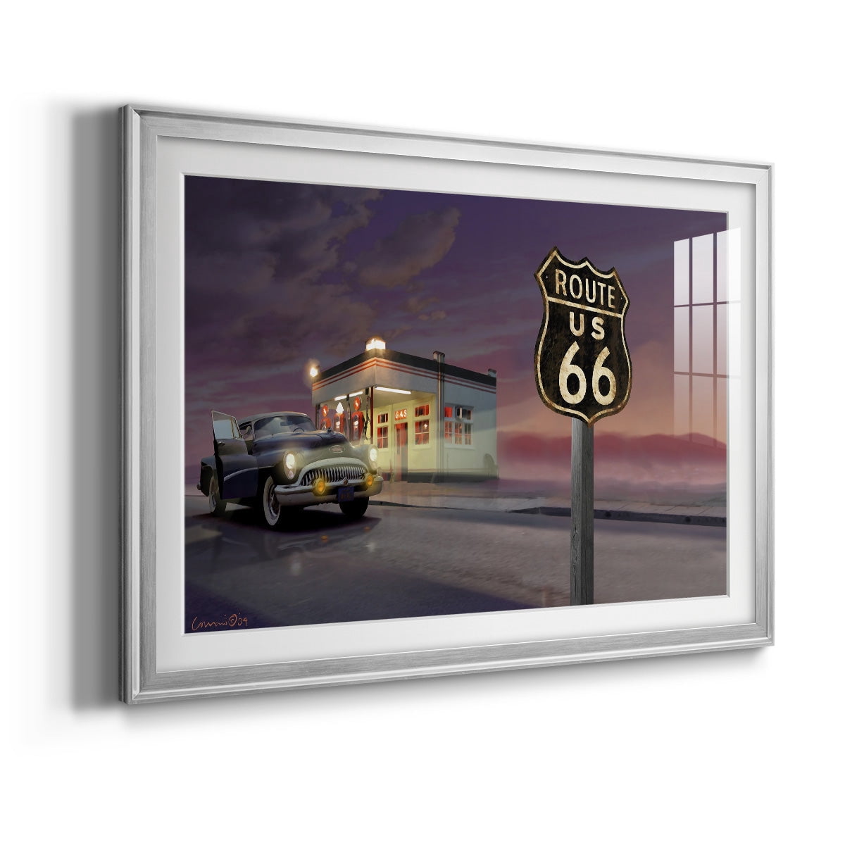 Route 66 Premium Framed Print - Ready to Hang