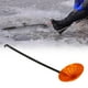thumbnail image 5 of Pala para pesca en hielo, recogedor de escoria, mango de PP, diseño de gancho de cuchara, duradero para invierno negro y rojo anaranjado, 5 of 9