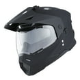 thumbnail image 3 of 1Storm Adult Motorcycle Motocross Dual Sport Off Road Full Face Dual Visor Helmet F802CLS Matt Black, 3 of 7
