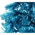thumbnail image 5 of Fraser Hill Farm 7-Ft. Festive Tinsel Christmas Tree, Turquoise, 5 of 7