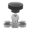 thumbnail image 2 of 304 Stainless Steel Needle Valve, 2 Way Needle Valve High Pressure Needle  Control for  or Pressure Regulation, Valve, 2 of 7