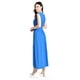 thumbnail image 3 of Vestido largo cintura smock Roman Fashion / Juvenil, 8801-SO (Azul claro) azul EG, 3 of 4