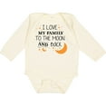 thumbnail image 3 of Inktastic I Love My Family to the Moon and Back Boys or Girls Long Sleeve Baby Bodysuit, 3 of 5