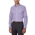 thumbnail image 2 of Van Heusen Mens Gingham Check Shirt, S, Amethyst, 2 of 6