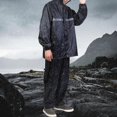 thumbnail image 4 of Raincoat For Women Waterproof Rain Jacket And Trousers Set In Black L 108X76X1CM 1 Set, 4 of 5