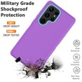 thumbnail image 7 of Njjex Shockproof Silicon Bumper Cell Phone Case for Samsung Galaxy S23 Ultra, Purple, 7 of 7