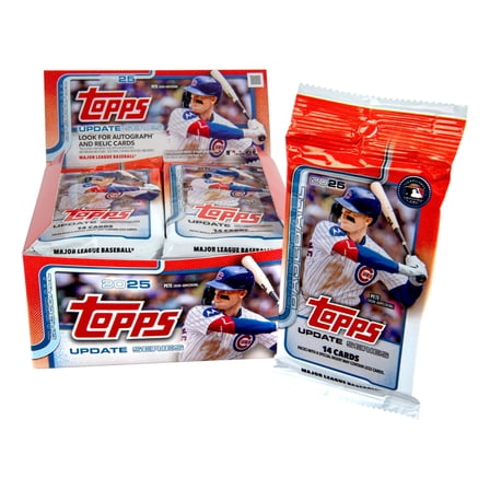 2025 Topps Updates Baseball Trading Cards 20ct Booster Display Box