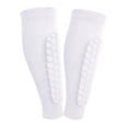 thumbnail image 2 of Oiur Soccer Shin Guards for Youth And Adults Calf Compression Sleeve with Honeycomb Pads Sports Protective Equipment for Football Baseball Skiing Hockey,White, 2 of 8