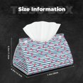 thumbnail image 6 of Goofa Clown Fish Pattern Triangle Square Tissue Box Cover, Modern PVC Leathe Facial Paper Holder,Decorative Holder/Organizer for Bathroom Vanity Countertop, 6 of 9