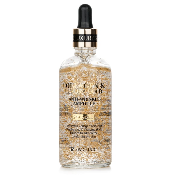 Ampolla 3W Clinic de colágeno y oro de lujo, antiarrugas, 100 ml