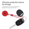 thumbnail image 3 of Wweixi Tracker Housse de Protection Anti-Perdu Porte-Clés Portable Remplacement pour iOS AirTag,1 * Bleu Lumineux + 1 * Rouge + 1 * Noir + 3 * Anneau de Fer, 3 of 8