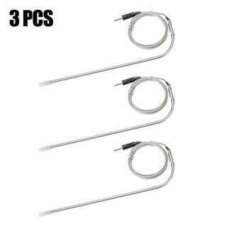 Replacement Probes 4 Packs Improved Stainless Steel Additional Probes Wire for Grill Thermometer by Weinas
