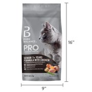 Pure Balance Pro+ Senior Formula with Chicken Dry Cat Food, 7 lbs