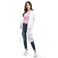 thumbnail image 5 of Cardigan largo Roman Fashion /Juvenil, 5056 (Blanco) blanco EG, 5 of 5
