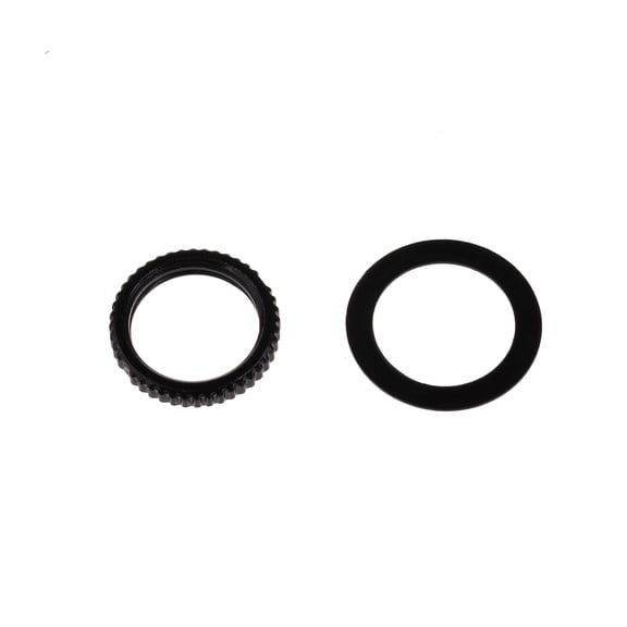 LOOKSEVEN Metric Thread M12 Guitar Toggle Switch Nut and Washer For Les Paul SG ES 3 Color- Black