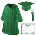 thumbnail image 6 of Class Act Graduation Shiny Kindergarten Preschool Graduation Cap & Gown with Matching Bling Tassel and Diploma Certificate, Red, 6 of 9