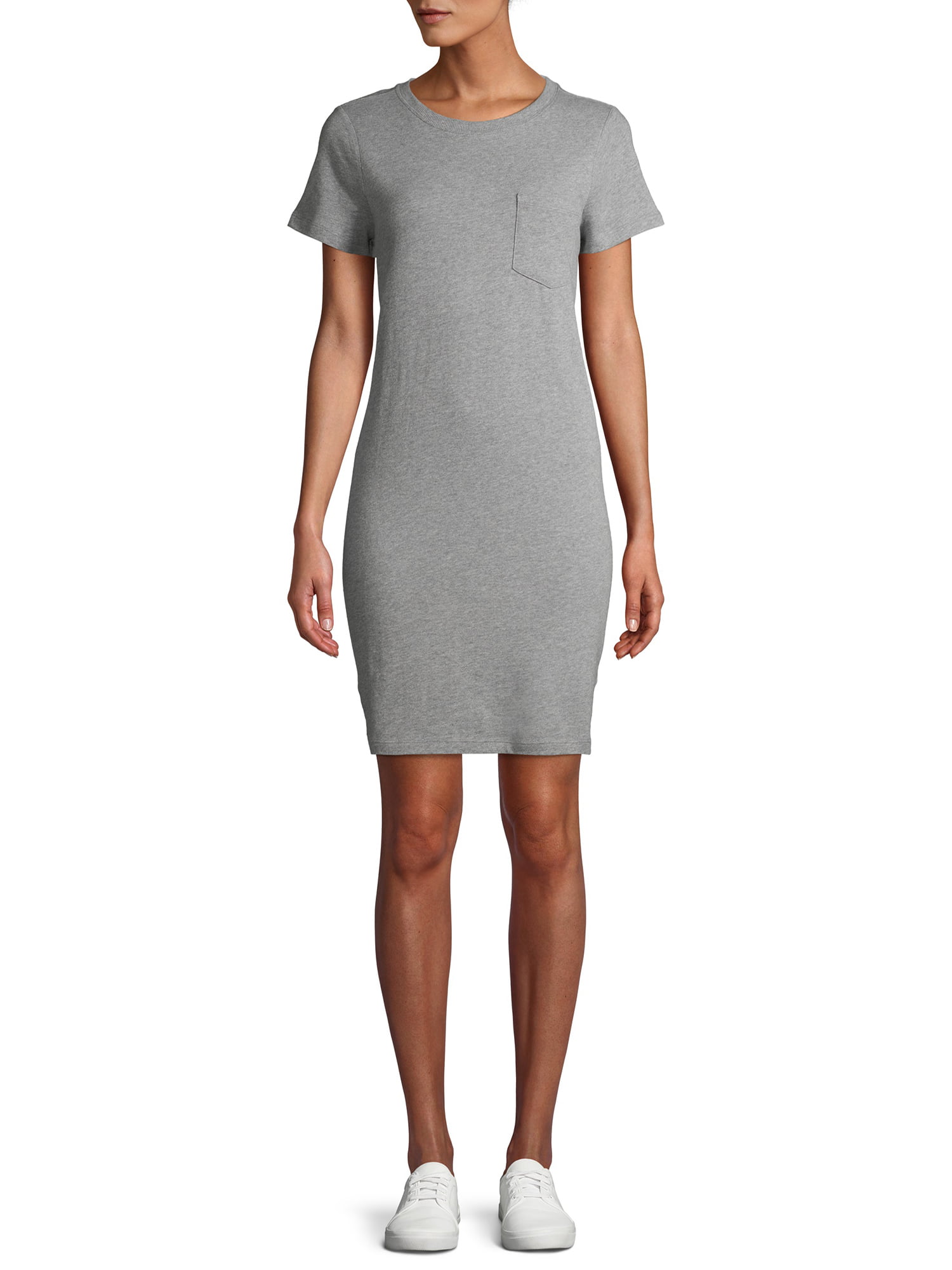 Monogram Pocket Knit T-Shirt Dress - Women - Ready-to-Wear