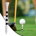 thumbnail image 3 of 20 Pcs Tee de Golf Rayé Augmente la Distance de Vol Pointe à Faible Résistance Stabilise 70/83mm Support de Balle de Golf Entraînement Entraînement de Golf, 3 of 7