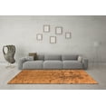 thumbnail image 3 of Ahgly Company Indoor Rectangle Oriental Orange Industrial Area Rugs, 2' x 4', 3 of 4