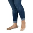 thumbnail image 2 of PEDS Women's Cushion Heel and Toe Low Cut Liner Socks, Shoe Sizes 5-10 and 8-12, 12 Pairs, 2 of 4