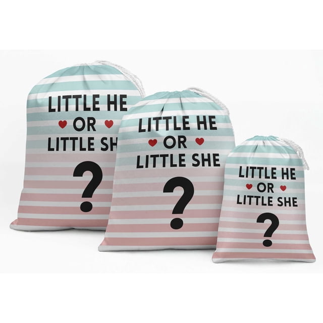 Darling Souvenir Sacs de Fête de Bébé Multicolores avec Cordon de Serrage 15 Pcs