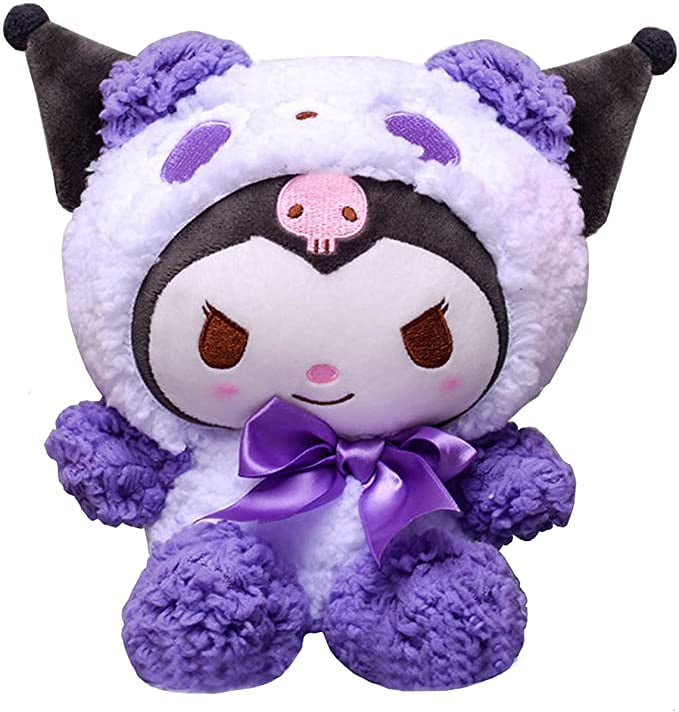 Purple White Anime Lying Dog Plush Doll Cuddly Stuffed Giant Animal Soft Toy New 