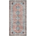 thumbnail image 3 of Well Woven Menda Light Blue Machine Washable Vintage Style Updated Classic Distsressed Persian Mat Rug 2x4 (2' x 3'11"), 3 of 7